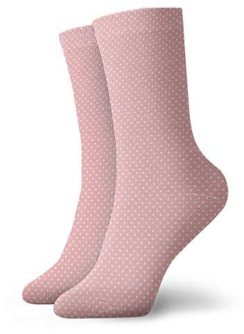 Segur Chaussettes de sport rembourrées colorées pour homme/femme, Rose pâle blanc_21, taille unique