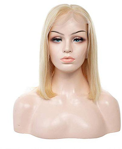 HBYLEE- rose gold gerade welle perücke bob haar menschliches haar perücke brasilianische für schwarze frauen schönheit reines haar mit dem babyhaar glueless 130% dichte 16 zoll[Farbe:16inch]