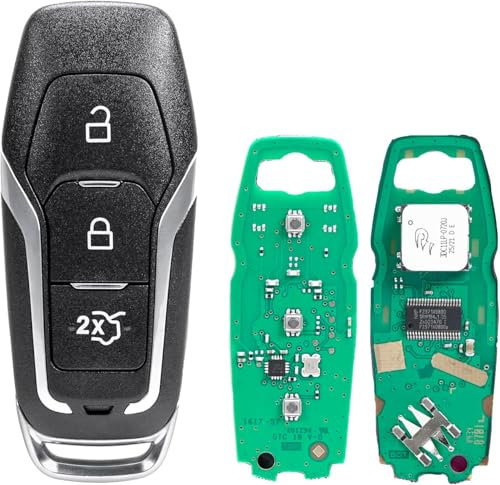 433MHZ 3 Buttons Ford S-Max C-Max Edge MK5 Mondeo Mustang Car Key ID49chip DS7T-15K601-D FSK HU101 Blade