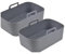 CERENE - Molde silicona freidora de aire, 2pcs accesorios airfryer sin aceite, cesta de silicona para air fryer,moldes freidora de aire doble,bandeja recipiente,cecotec, cosori, ninja.Horno,microondas