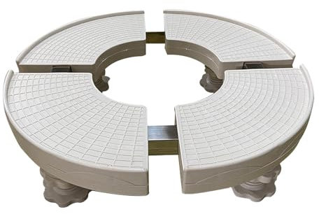 Monozoz Small Fridge Stand - Round Appliance Stand - Round Refrigerator Base, Multi-Functional Washer Dryer Pedestals for Air Conditioner