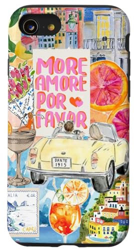 European Summer Trip Preppy Collage Aesthetic Case for iPhone SE (2020) / 7/8