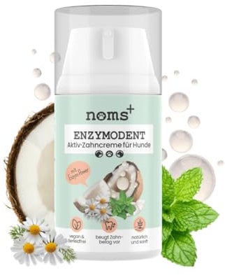 Enzymodent Enzymatische Hundezahnpasta mit natürlicher Pflege- und Präventionsformel gegen Mundgeruch und Zahnstein beim Hund