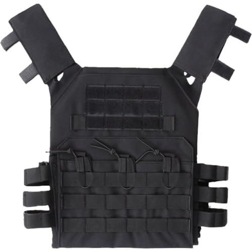 Glixoft Military Army Waistcoat Molle Plate Carrier Airsoft Vest for Outdoor Camping Hunting Fishing Hiking Airsoft War Game