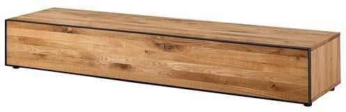 MASSIVMOEBEL24.DE Lowboard Wildeiche 200x53x32 Natur geölt STARNBERG #13, Farbe:Natur geölt, Größe:200x53x32 cm (BxTxH)