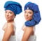 The OG Shower Cap - Blue large shower cap for Long Hair, Braids, Dreadlocks and Hair Extensions - Waterproof, Washable, Reusable Hair Accessories for Women, Men, and Teens - The Original Braid Tree