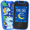 Dhapy Kinder Handy Smartphone, Touchscreen MP3 Player mit Dual Kamera Jungen Mädchen, Geburtstags Geschenke Lerntelefon Spielzeug ab 3 4 5 6 7 8 Jahre mit 8GB SD Karte, Blau