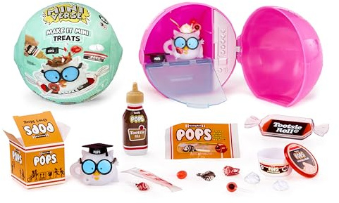 MGA’s Miniverse Make It Mini Treats – 12 Collectables, Candy Theme, DIY Resin Play, Not Edible – for Collectors, Ages 8+ Years
