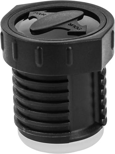 Tapón térmico Pico de Mate Pieza de repuesto para Thermoss de acero inoxidable clásico aislado al vacío botella de boca ancha, tapón térmico de repuesto para tienda de piezas (40 onzas, negro)