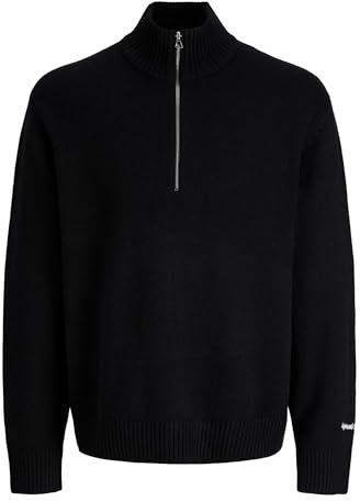 JACK & JONES Male Sweatshirt mit halbem Reißverschluss Sweatshirt mit halbem Reißverschluss