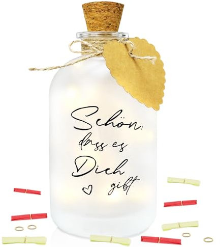 Bottle Lights, Decorative Bottle with Cork Stopper, LED Bottle Light, Wedding Gifts for Groom for Girls Women Birthday Party Christmas Thanksgiving (Warm Light)