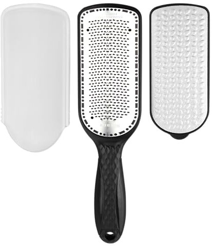 Rikans Ultimate 2 in 1 Double-Sided Foot Files for Hard Skin Remover, Foot Scraper for Foot Spa, Home Salon -Highly Effective Callus Remover Pedicure Sets for feet Foot Scraper