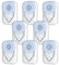 Répulsif Ultrason Anti-Rongeurs Insectes, 8 Pack Anti Moustique Ultrason Souris et Rats, Intérieur Insectes Répulsif Électronique Anti Souris pour Souris Moustiques Cafards Fourmis Araignées