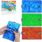 JoyJoyful 3 Stück Labyrinth Spiel Sensorik Spielzeug, GelgefüLlte Anti Stress Autismus Spielzeug für Kinder Jugendliche, Fidget Squishy Toy Anxiety ADHD Toys (Grün & Rot & Blau)
