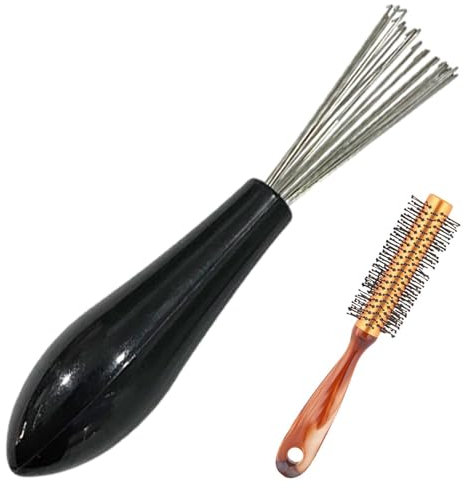 Cleaner per la spazzola per capelli - detergente per spazzole portatili, design della polvere creativa | Nuovo pulitore di pettine mini spazzola per capelli più detergente per pettini, manico magico g