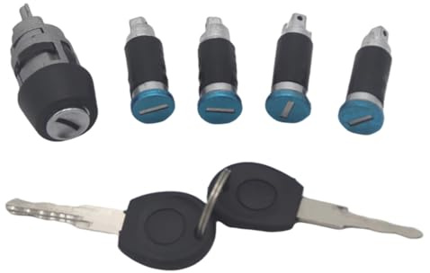 Car Door Key Lock IGNITION SWITCH DOOR LOCK BARREL SET For VW For TRANSPORTER For CARAVELLE For T4 1990-2003