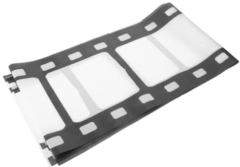 Filmstreifen Tischläufer 230 x 30 cm, Retro Kino Party Tischdeko Schwarz | Vintage Filmrollen-Optik aus Polyester, Für Filmabend, Geburtstag, Mottoparty, Theater, Buffet und Fotokulisse