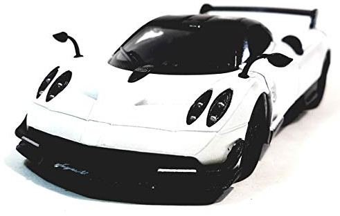Kinsmart Pagani Huayra BC Model 2016 Sports Car 1:38 Scale Die Cast Metal Opening Doors (White)