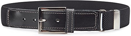 Ladeheid Kinder Gürtel Elastik-Gürtel 5-14 Jahre bis 85 cm P23R (Schwarz)