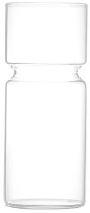 LOVIVER Klar Glas Hyazinthenvase Hyazinthenglas Glasvase Dekorative Vase