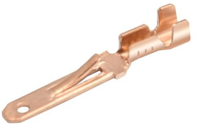 Heschen, terminali a crimpare a spada maschio, 2,8 mm, non isolati, 100 pezzi