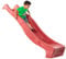 DEMMELHUBER - Rutsche WATERSLIDE 2,30 mit Wasseranschluss, Wellenrutsche, Gartenrutsche, Kinderrutsche, Wasserrutsche (Rot)
