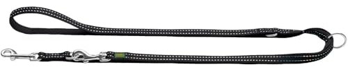 HUNTER Verstellbare Leine Tripoli 15/200 67123 Nylon schwarz reflektierend