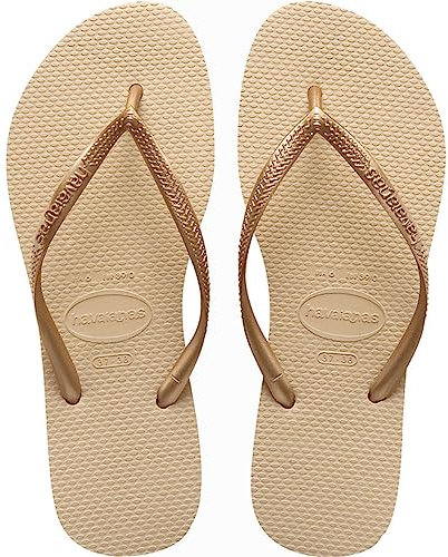 Havaianas - Slim, Tongs Élégantes, Durables et Polyvalentes, avec Semelle Texturée pour Adhérence et Soutien, Femme