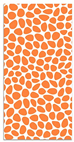 Panorama Vinylteppich - Modell Orangenes Kopfsteinpflaster Muster - 300x200 cm - Verschiedene Größen - Deko Küche, Läufer und Outdoor