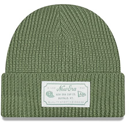 New Era Strick Wintermütze Short Cuff Beanie - Patch Jade