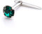 jewellerybox Clou de Nez en Argent 925/1000 et Cristal 3mm Fermoir Andralok - Améthyste