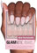 Glamnetic Press On Nails - Heavenly | Semi-Transparent Neutral Nude Trendy French Tip Short Almond Fake Nails, Reusable | 15 Sizes - 30 Nail Kit
