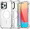 AICase Bounce Case Compatible with iPhone 15 Pro Max Clear Compatible with MagSafe, Impact Shockproof [Non-Yellowing] [21.3 FT Military Drop Protection] Anti-Scratch Protective Magnetic Mag Safe Cover
