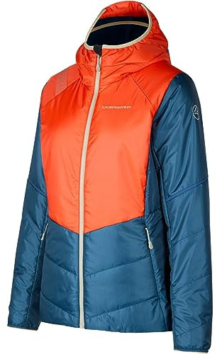 LA SPORTIVA Damen Mythic Primaloft Jacke, cherry tomato-storm blue, M