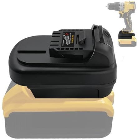 DEWDYS Adapter for Dewalt 12V,for Dewalt 20V Max XR DCB200 Lithium-ion Battery Convert to for Dewalt 12V DCB120 DCB124 DCB126 Battery,Work for Dewalt 12V MAX Cordless Power Tool Converter