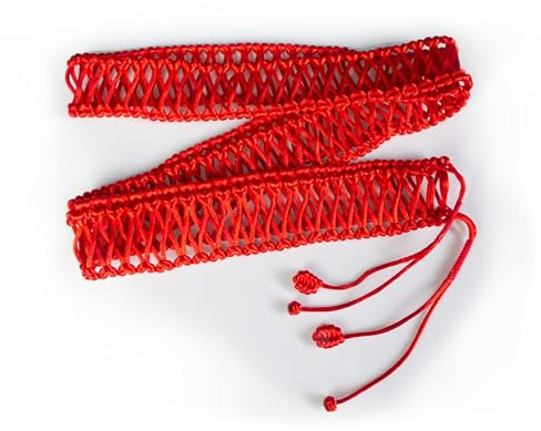 Fame FHR-R Handpan Rope, Rot, Größenverstellbares geflochtenes Nylon-Band, Schutz vor Beschädigungen, Modernes Design, Geeignet für 21 bis 25 Handpan-Modelle