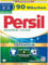 Persil Universal Pulver Tiefenrein Waschmittel (90 Waschladungen), Vollwaschmittel für reine Wäsche und hygienische Frische für die Maschine, effektiv von 20 °C bis 95 °C