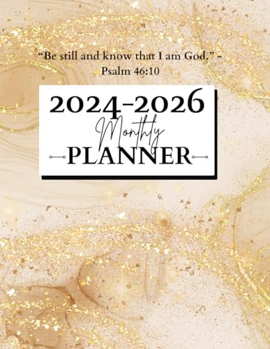 2024-2026 Monthly Planner: