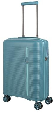 Travelite 4-Rad Handgepäck Koffer klein 37 Liter, Gepäck Serie Roomer: Kleiner Hartschalen Handgepäcktrolley mit TSA Kombinationsschloss, 55 cm