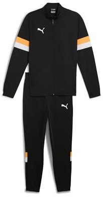 PUMA Herren individualRISE Tracksuit Gestrickte Anzüge, PUMA Black-Heat Fire, S