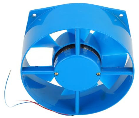Ventilador de Flujo Axial de 6 Pulgadas, 2500 RPM, 5,5 M Mínimo, Carcasa de Aleación de Aluminio con Amplia Aplicación, Eficiencia Energética para Gabinetes de Servidores,