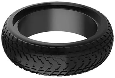 XIBANY Motor-Roller 2 Stück Motoren Reifen 165 mm Räder Gummireifen Langlebiges rutschfestes Rad für Maxfind FF Plus Offroad Skateboard Motor-Roller