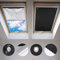 Johgee Protección Solar térmica para Ventanas detecho con Ventosa, Protección térmica para Interiores para Velux Ventanas de Techo - Protector Solar sin taladrar y sin Pegamento 76x73cm