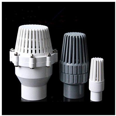 AUBEST 32mm 40mm 50mm 63mm Piston de Sortie d'entrée d'eau de la Pompe à Eau de clapet Anti-Bas Filtre Plastique PVC Aquarium Raccords(Inner Dia.63mm)