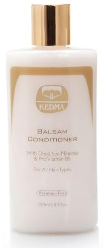 Kedma - Balsam Conditioner für glänzendes und leicht zu frisierendes Haar – mit Mineralien aus dem Toten Meer und Pflanzenextrakten – 250 ml