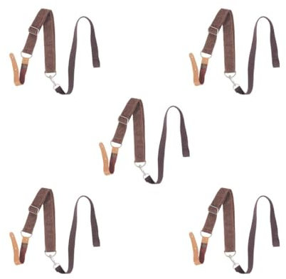 Lot de 5 sangles d'ukulélé à 4 cordes pour guitare Café