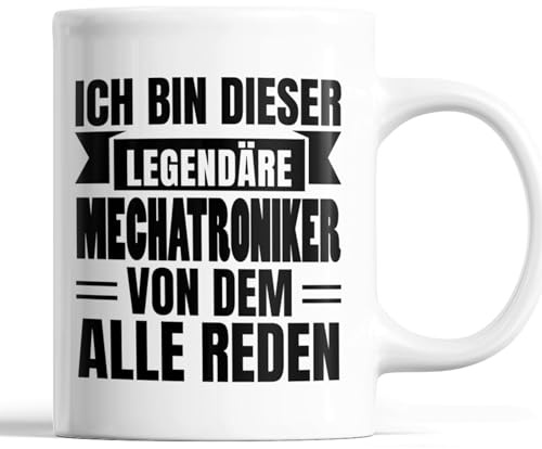 Mechatroniker Tasse | ich bin dieser legendäre Mechatroniker | Mechatroniker Geschenk Männlichen Beruf Tasse Ingenieur Kaffeebecher lustig