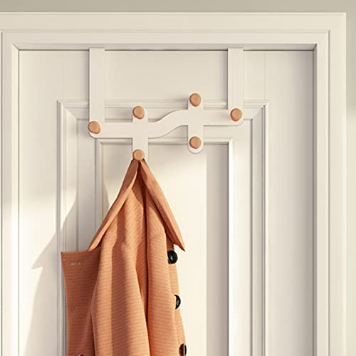 Robuster Türhaken für Kleidung, Mäntel, Hüte, Gürtel und Handtücher, Wandgarderobe für Tür