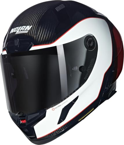 NOLAN HELMET X-804 RS ASSO DI PICCHE 343 XXL, Carbon/White/Red | Beschlaghemmend