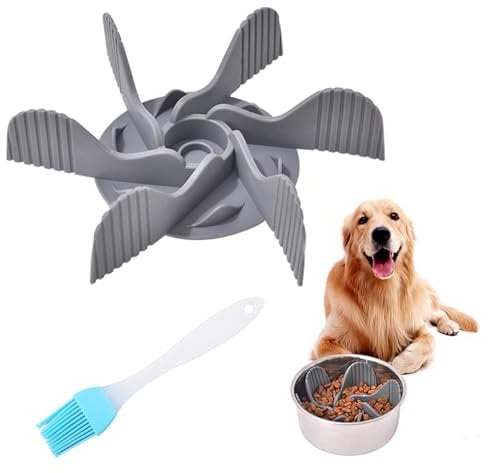 GFTCGK Anti Schling Napf Hund Silikon, Fressnäpfe für Hunde Zubehör, Entlastet die Verdauung, Überessen